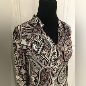 Silk Paisley Blouse